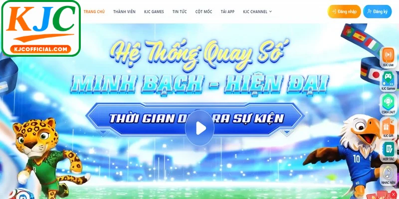 KJC vốn là một thương hiệu giải trí trực tuyến uy tín bậc nhất hiện nay