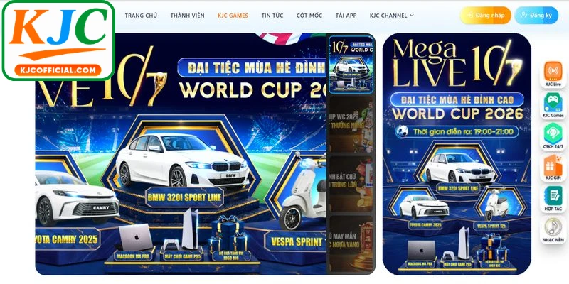 Giao diện KJC được thiết kế trực quan và dễ dàng sử dụng